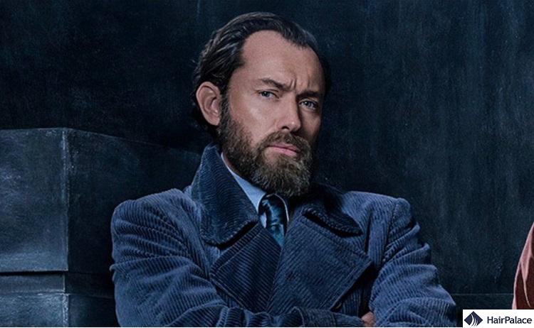 jude law dumbledore hair